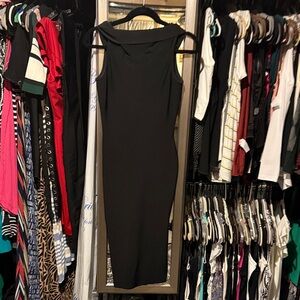 Elegant Black Sleeveless Dress